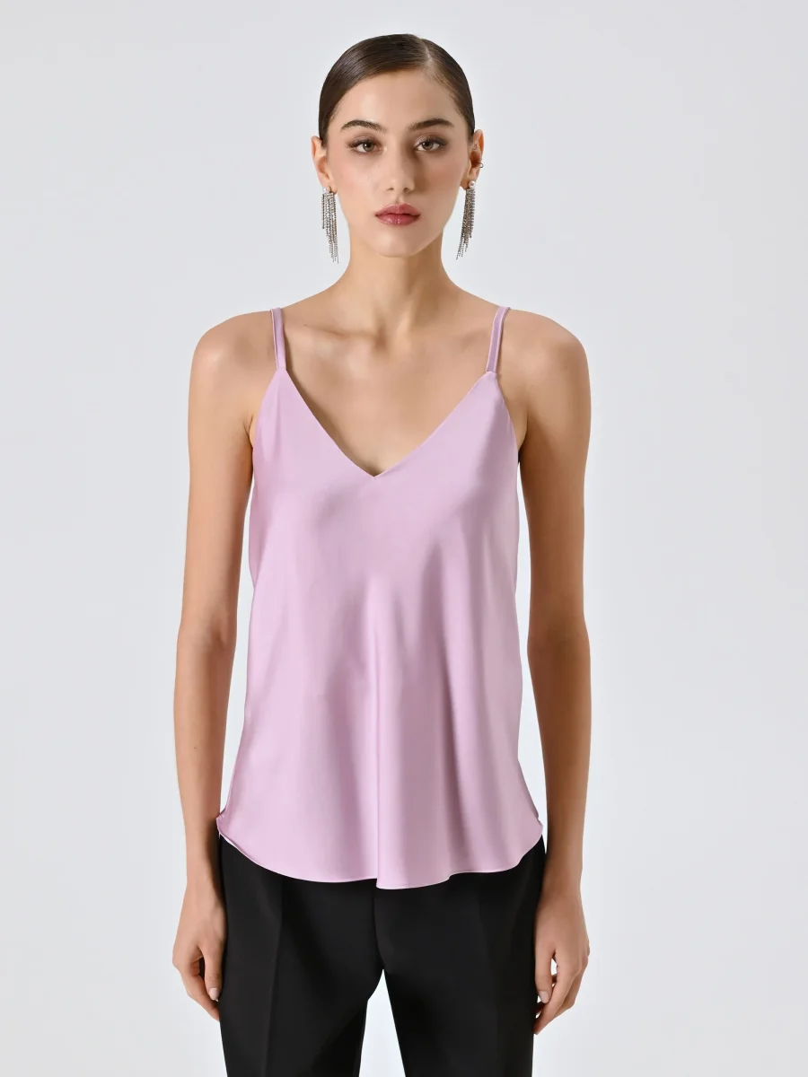 Top Spalline Sottili Rosa Malva – Image 3