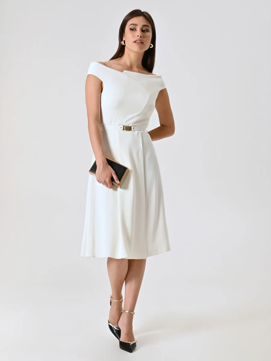 Abito Bianco off-the-Shoulders – Image 7