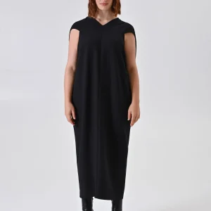 Abito Lungo Curvy Nero