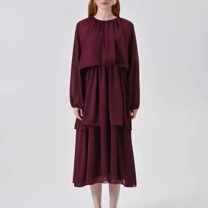 Abito Bordeaux a Balze