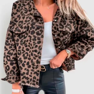 Juliette - Veste léopard femme