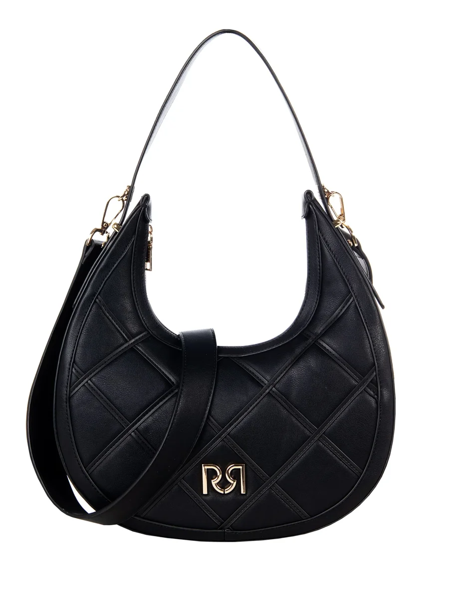Borsa Hobo Trapuntata con Logo RR – Image 4