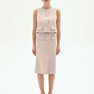 Gilet Studio sartoriale tortora beige