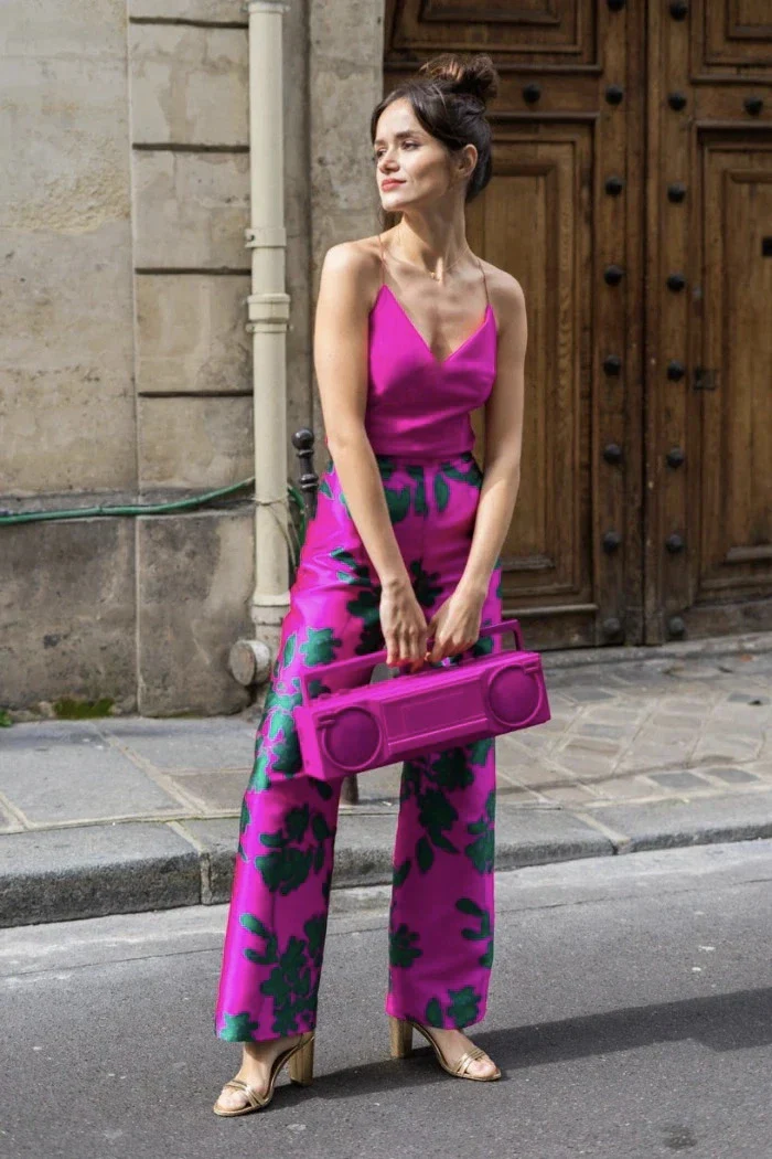 Pantalon L'Étourdie couleur - Jacquard – Image 5