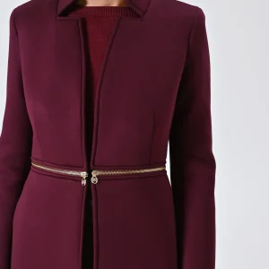 Cappotto Due-in-Uno Bordeaux in Scuba