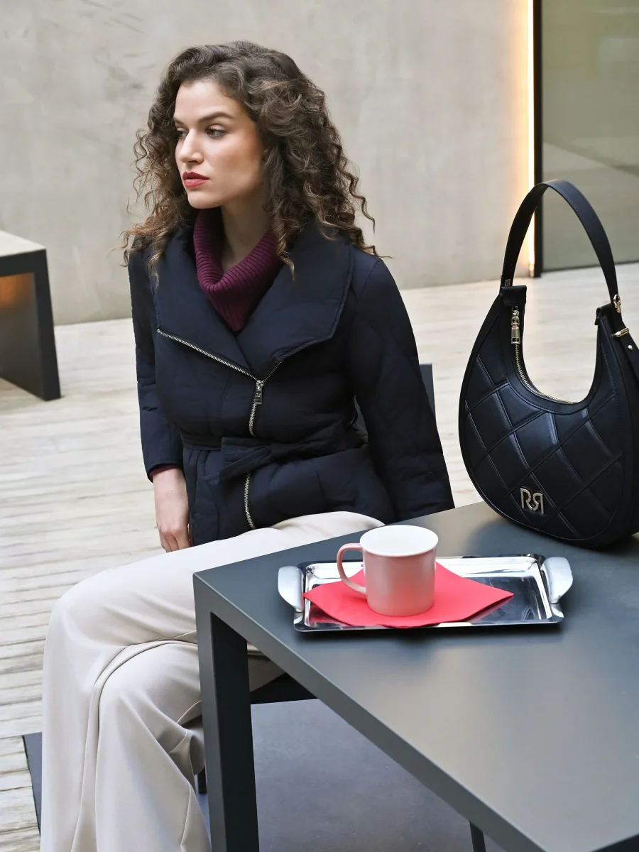 Piumino Biker Nero – Image 7