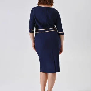 Tubino Curvy  Marinière con Piping