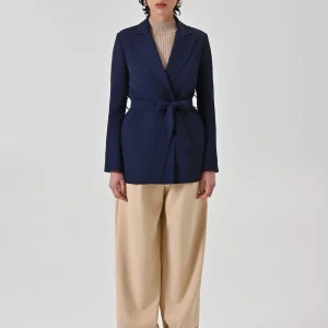 Giacca vestaglia blu