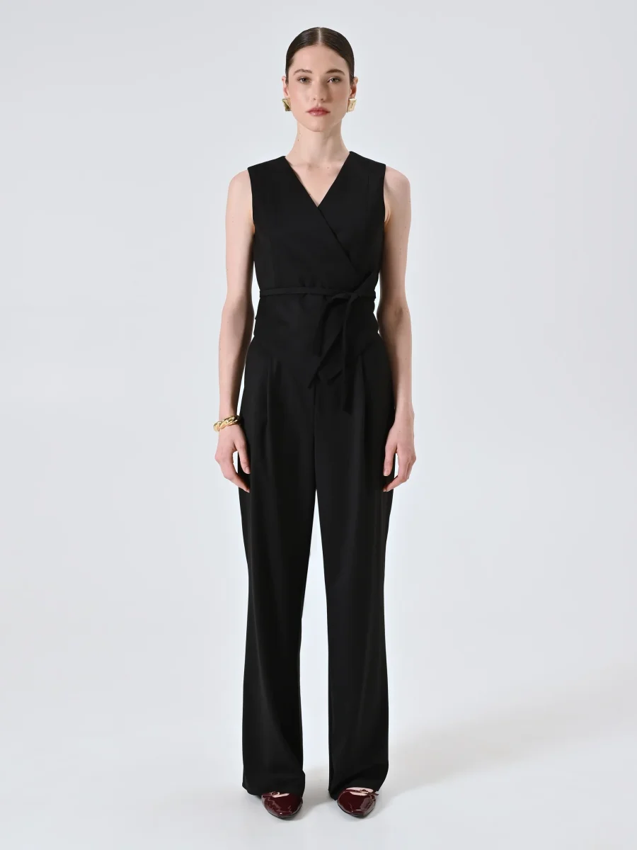 Gilet Incrociato Nero – Image 4