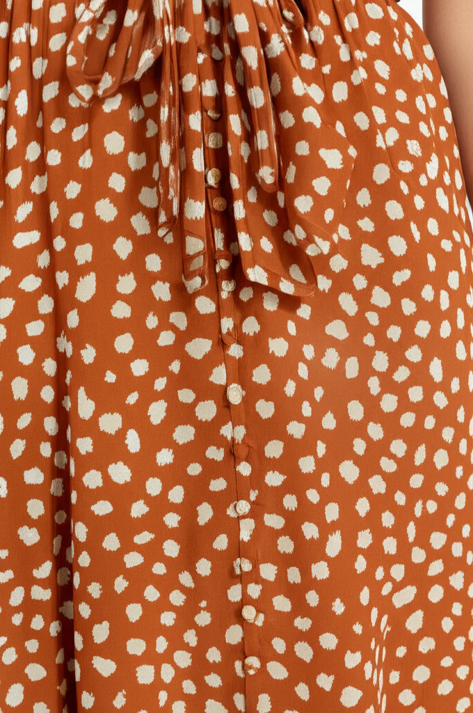 Robe Orange A Pois – Image 5