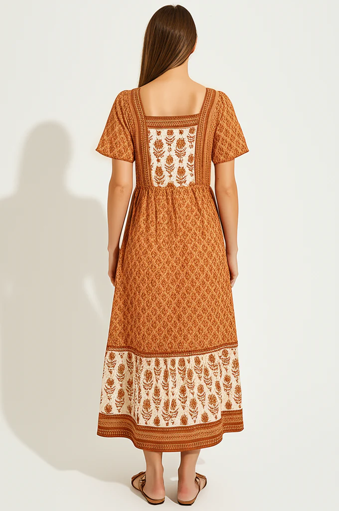 Robe Boheme Orange – Image 3