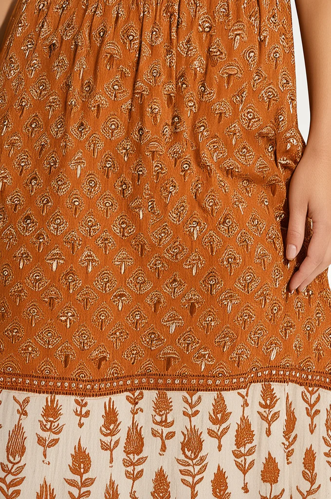Robe Boheme Orange – Image 5