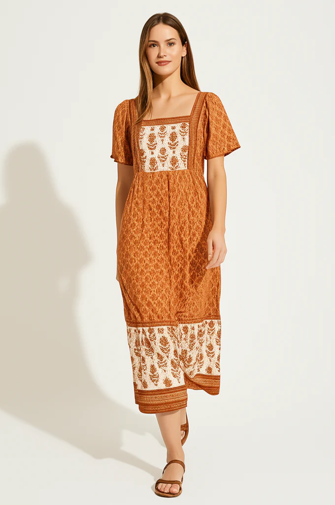 Robe Boheme Orange – Image 6