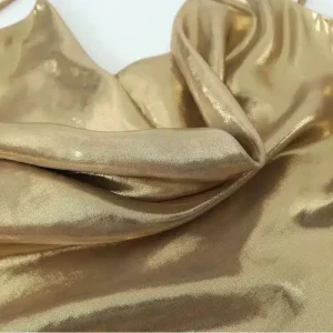 Robe Satinée Dorée