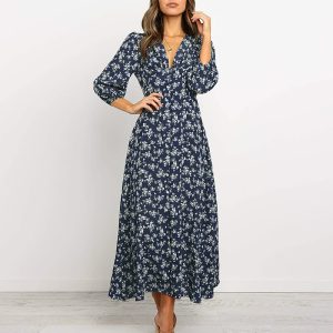 Delphine - Robe Maxi D'Été Élégante