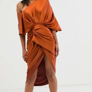Robe Asymetrique Orange