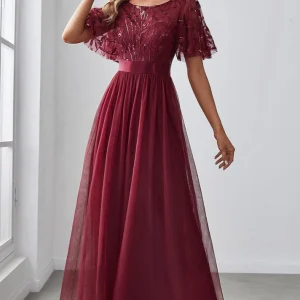 Robe Bordeaux Patineuse