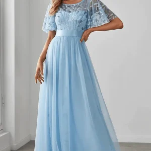 Robe Cérémonie Bleu Ciel