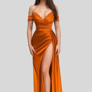 Robe De Ceremonie Orange