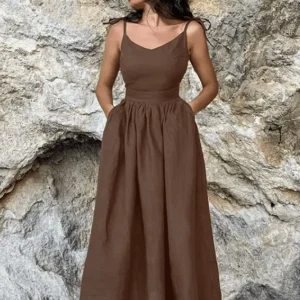 Robe Demoiselle D'Honneur Chocolat