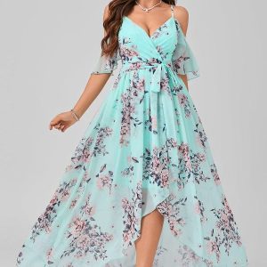 Robe Demoiselle D'Honneur Courte Devant Longue Derriere