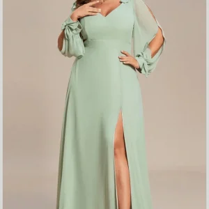 Robe Demoiselle d'Honneur Femme Ronde