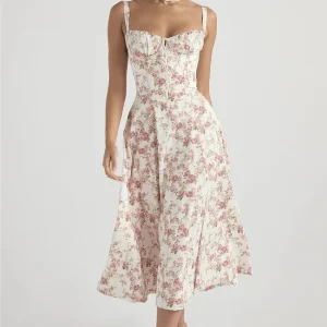 Robe Demoiselle d'Honneur Fleurie