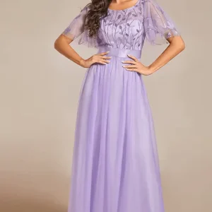 Robe Demoiselle D'Honneur Lavande