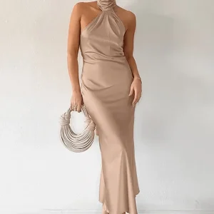 Robe Demoiselle D'Honneur Moka