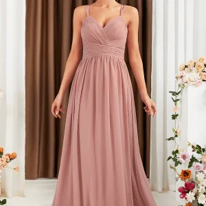 Robe Demoiselle D'Honneur Rose Blush