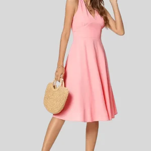 Robe Demoiselle d'Honneur Rose Pas Cher