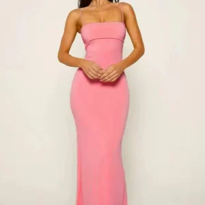 Robe Demoiselle D'Honneur Rose Perle