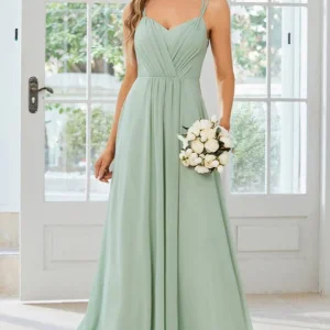 Robe Demoiselle D'Honneur Vert Pastel