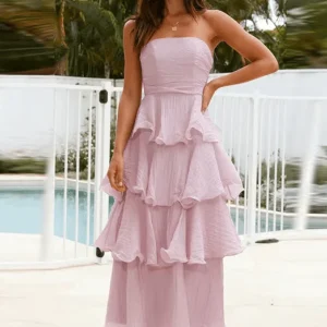 Robe Demoiselle D'Honneur Violet Clair