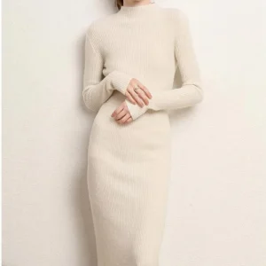 Robe d'hiver en cachemire