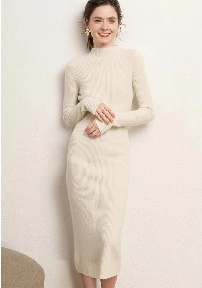 Robe d'hiver en cachemire