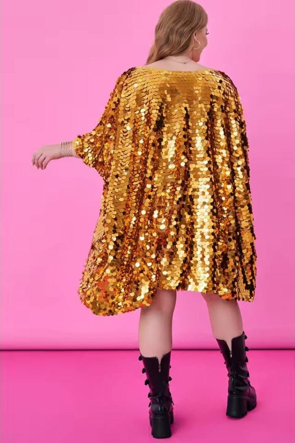 Robe Dorée Grande Taille – Image 3