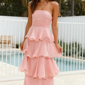 Robe Dos Nu Rose Poudré
