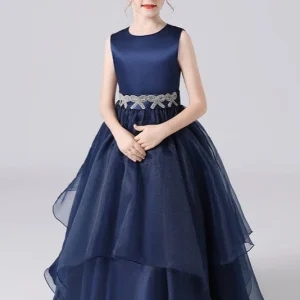 Robe Fillette Bleu Marine