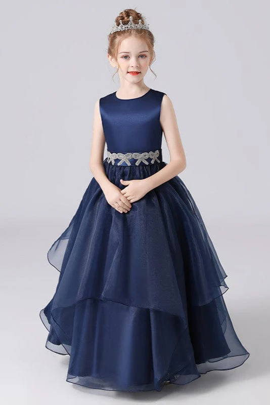 Robe Fillette Bleu Marine