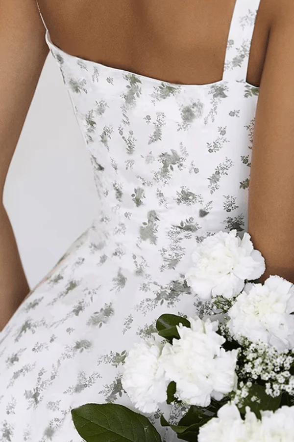 Robe Fleurie Fendue – Image 3