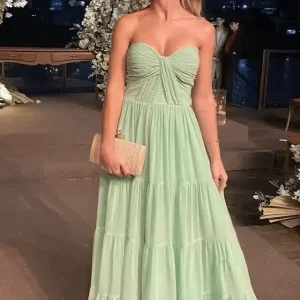 Robe Fluide Vert D Eau