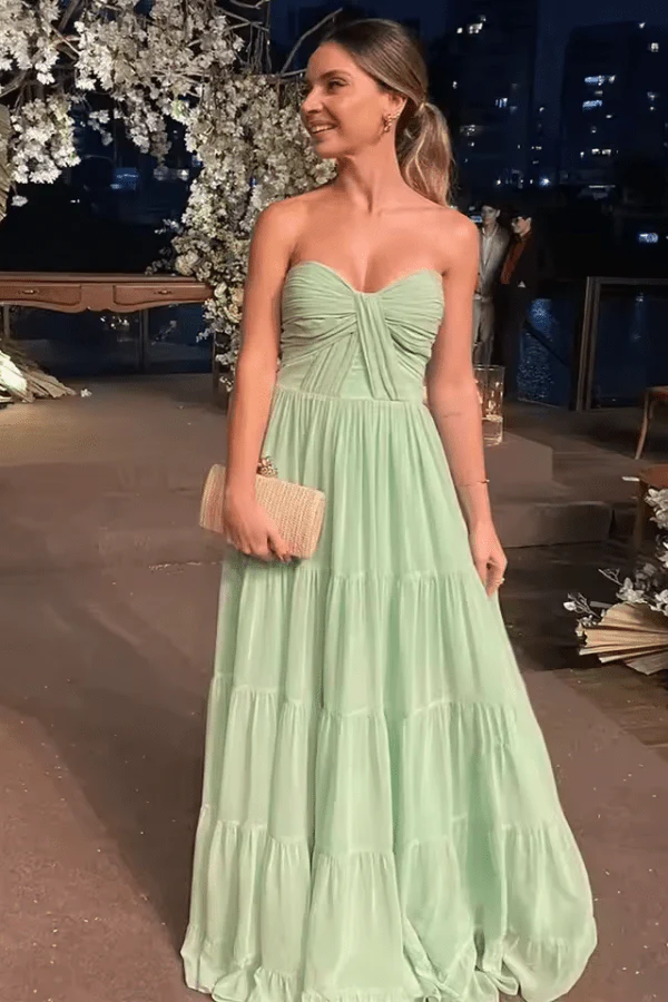 Robe Fluide Vert D Eau