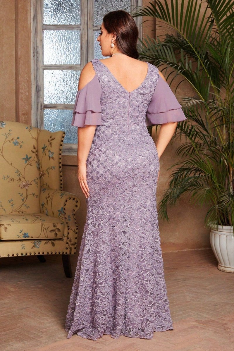 Robe Lilas Grande Taille – Image 3