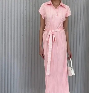 Robe Lin Rose Poudré