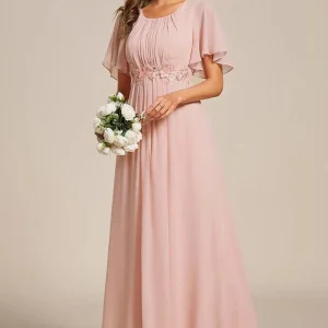 Robe Longue Rose Pale