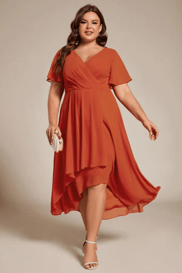 Robe Longue Terracotta Grande Taille – Image 4