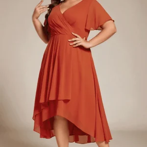Robe Longue Terracotta Grande Taille
