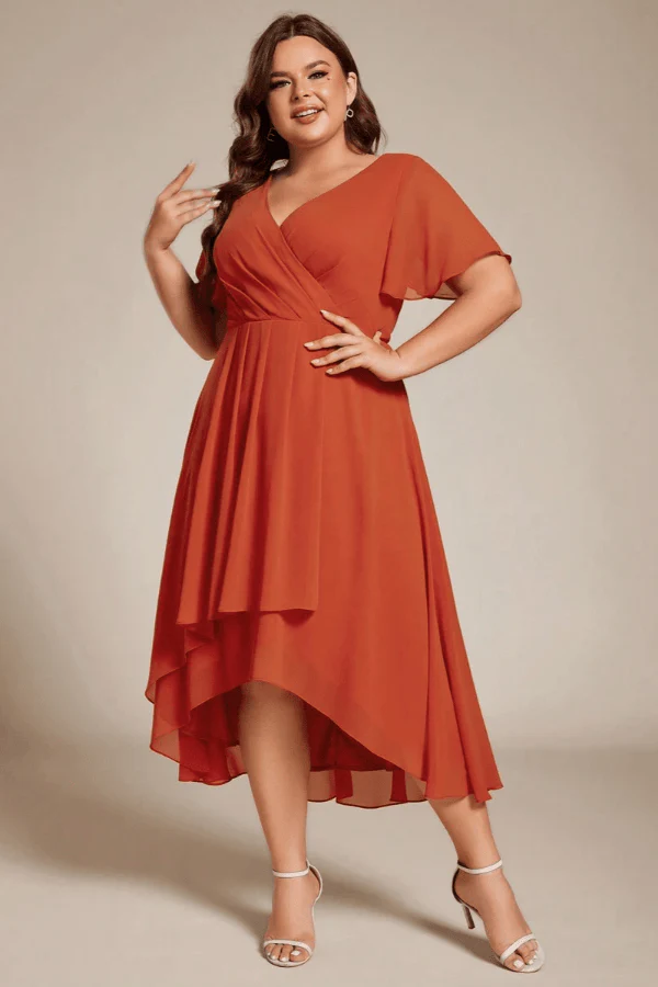 Robe Longue Terracotta Grande Taille