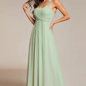 Robe Longue Vert D'Eau